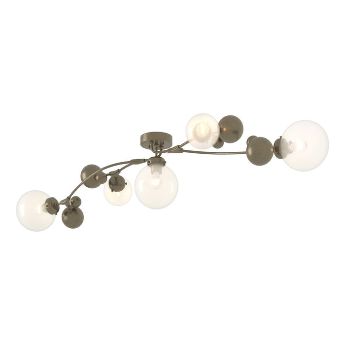 Hubbardton Forge - 128715-SKT-84-WF0639 - Five Light Semi-Flush Mount - Sprig - Soft Gold