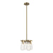 Hubbardton Forge - 131062-SKT-MULT-86-ZM0718 - Four Light Semi-Flush/Pendant - Eos - Modern Brass