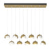 Hubbardton Forge - 131205-SKT-STND-86-02-GG0711 - LED Pendant - Brooklyn - Modern Brass