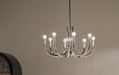 Kichler - 52550PN - Eight Light Chandelier - Odensa - Polished Nickel