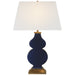 Visual Comfort Signature - AH 3063MB-L - One Light Table Lamp - Anita - Midnight Blue Porcelain