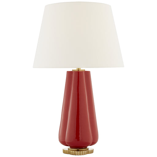 Visual Comfort Signature - AH 3127BYR-L - Two Light Table Lamp - Penelope - Berry Red