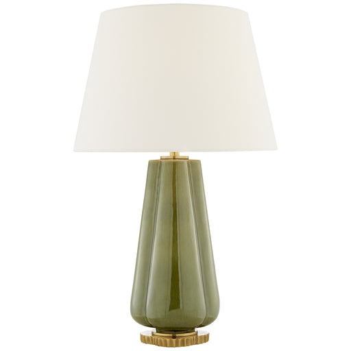Visual Comfort Signature - AH 3127GRN-L - Two Light Table Lamp - Penelope - Green Porcelain