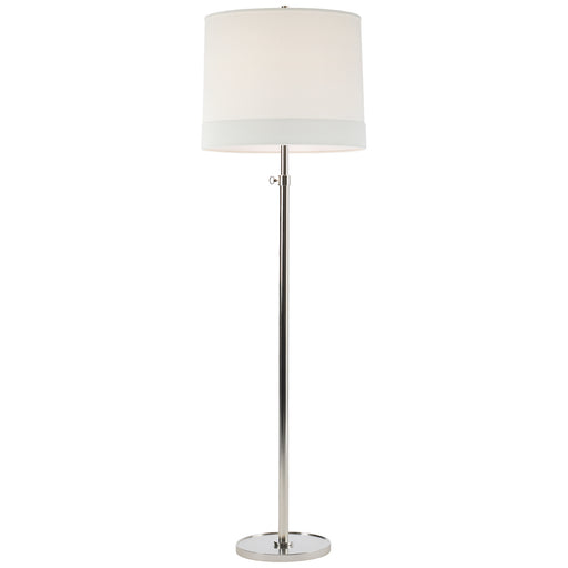 Visual Comfort Signature - BBL 1023SS-L - One Light Floor Lamp - Simple Scallop - Soft Silver