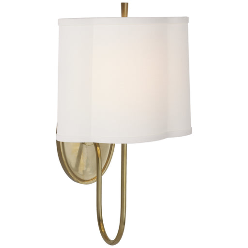 Visual Comfort Signature - BBL 2017SB-L - One Light Wall Sconce - Simple Scallop - Soft Brass
