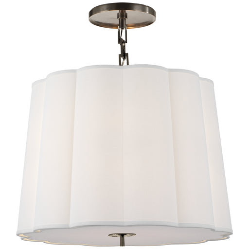 Visual Comfort Signature - BBL 5015BZ-L - Five Light Hanging Lantern - Simple Scallop - Bronze