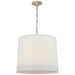 Visual Comfort Signature - BBL 5110SS-L - Two Light Hanging Lantern - Simple Banded - Soft Silver