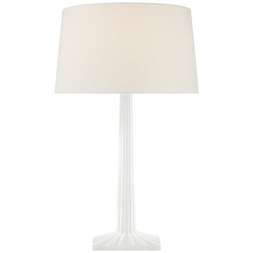 Visual Comfort Signature - CHA 8707WHT-L - One Light Table Lamp - Strie - Plaster White