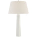 Visual Comfort Signature - CHA 8906WHT-L - One Light Table Lamp - Fluted Spire - Plaster White