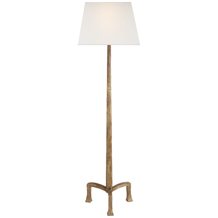 Visual Comfort Signature - CHA 9707GI-L - One Light Floor Lamp - Strie - Gilded Iron