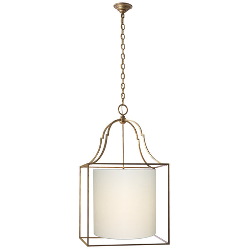 Visual Comfort Signature - CHC 2167GI-L - Three Light Hanging Lantern - Gustavian - Gilded Iron
