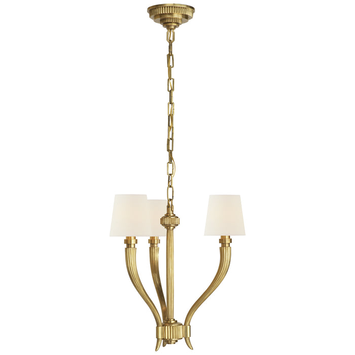 Visual Comfort Signature - CHC 2461AB-L - Three Light Chandelier - Ruhlmann - Antique-Burnished Brass