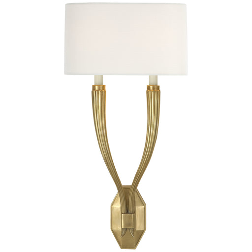 Visual Comfort Signature - CHD 2461AB-L - Two Light Wall Sconce - Ruhlmann - Antique-Burnished Brass