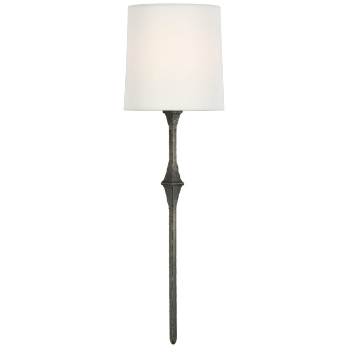 Visual Comfort Signature - S 2401AI-L - One Light Wall Sconce - Dauphine - Aged Iron