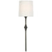Visual Comfort Signature - S 2401AI-L - One Light Wall Sconce - Dauphine - Aged Iron