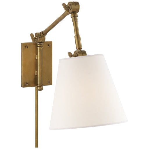 Visual Comfort Signature - SK 2115HAB-L - One Light Wall Sconce - Graves - Hand-Rubbed Antique Brass