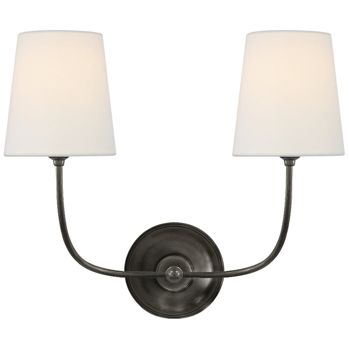 Visual Comfort Signature - TOB 2008BZ-L - Two Light Wall Sconce - Vendome - Bronze