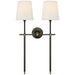 Visual Comfort Signature - TOB 2025BZ/HAB-L - Two Light Wall Sconce - Bryant - Bronze And Hand-Rubbed Antique Brass