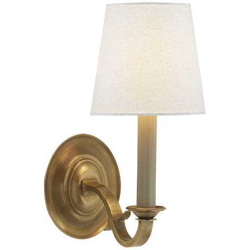 Visual Comfort Signature - TOB 2120HAB-L - One Light Wall Sconce - Channing - Hand-Rubbed Antique Brass