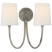Visual Comfort Signature - TOB 2126AN-L - Two Light Wall Sconce - Reed - Antique Nickel