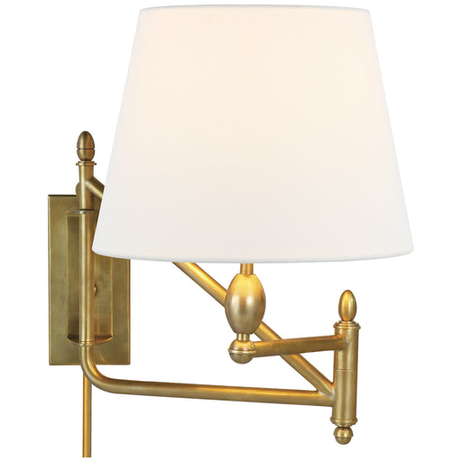 Visual Comfort Signature - TOB 2203HAB-L - One Light Wall Sconce - Paulo - Hand-Rubbed Antique Brass