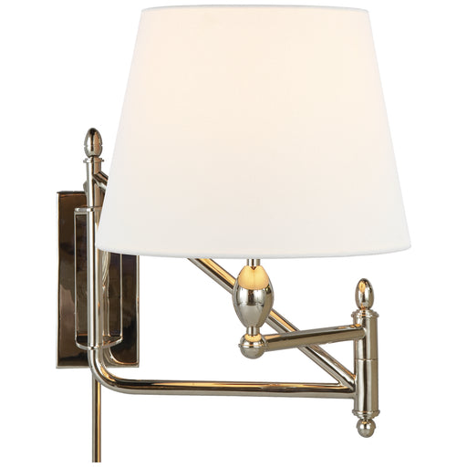 Visual Comfort Signature - TOB 2203PN-L - One Light Wall Sconce - Paulo - Polished Nickel