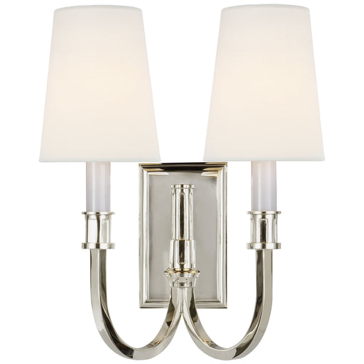 Visual Comfort Signature - TOB 2328PN-L - Two Light Wall Sconce - Modern Library - Polished Nickel