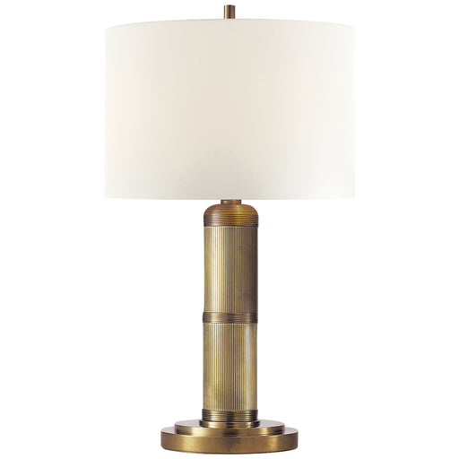 Visual Comfort Signature - TOB 3000HAB-L - Two Light Table Lamp - Longacre - Hand-Rubbed Antique Brass