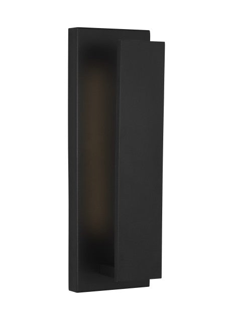 Visual Comfort Modern - 700OWNTE17B-LED930 - LED Outdoor Wall Sconce - Nate - Black