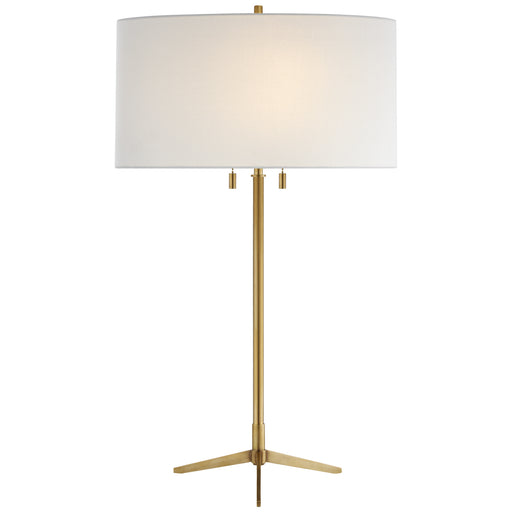 Visual Comfort Signature - TOB 3194HAB-L - Two Light Table Lamp - Caron - Hand-Rubbed Antique Brass