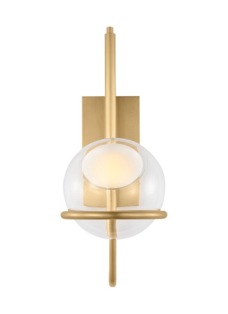 Visual Comfort Modern - 700WSCRBY18NB-LED927 - LED Wall Sconce - Crosby - Natural Brass