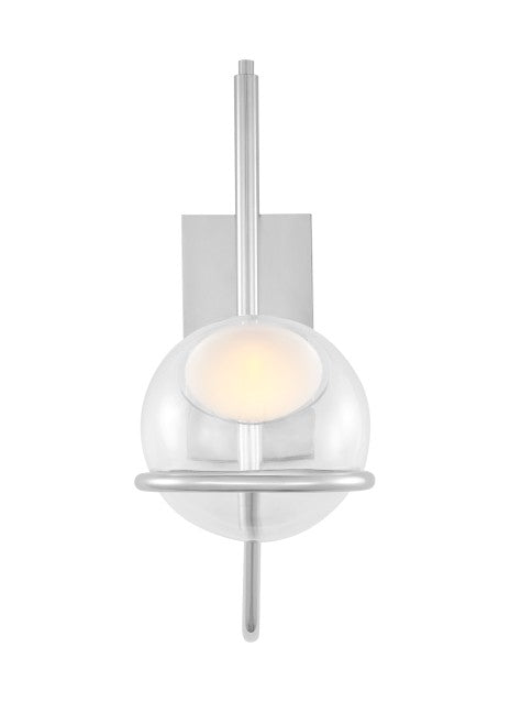 Visual Comfort Modern - 700WSCRBY18N-LED927-277 - LED Wall Sconce - Crosby - Polished Nickel