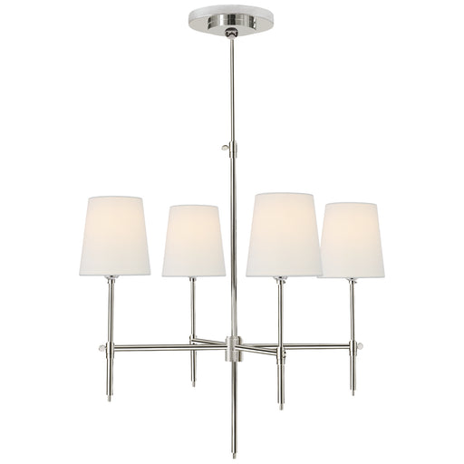 Visual Comfort Signature - TOB 5002PN-L - Four Light Chandelier - Bryant - Polished Nickel