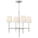 Visual Comfort Signature - TOB 5002PN-L - Four Light Chandelier - Bryant - Polished Nickel