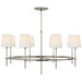 Visual Comfort Signature - TOB 5024PN-L - Eight Light Chandelier - Bryant - Polished Nickel