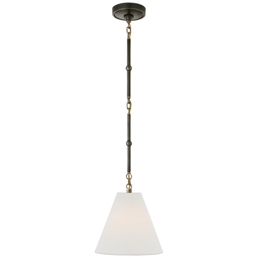 Visual Comfort Signature - TOB 5089BZ/HAB-L - One Light Hanging Lantern - Goodman - Bronze With Antique Brass