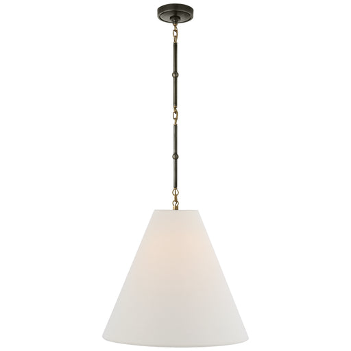 Visual Comfort Signature - TOB 5091BZ/HAB-L - One Light Hanging Lantern - Goodman - Bronze With Antique Brass