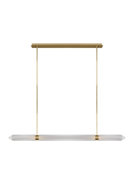Visual Comfort Modern - AKLS28627BR - Linear Chandelier - Plated Brass