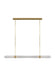 Visual Comfort Modern - AKLS28627BR - Linear Chandelier - Plated Brass