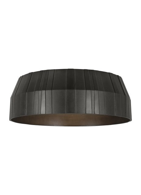 Visual Comfort Modern - CDFM18027PZ - LED Flushmount - Bling - Plated Dark Bronze