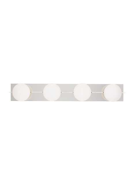 Visual Comfort Modern - SLBA123N - Four Light Bath Vanity - Orbel - Polished Nickel