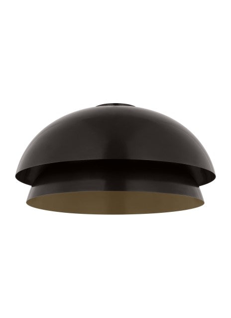 Visual Comfort Modern - SLFM13627BZ - LED Flushmount - Shanti - Dark Bronze