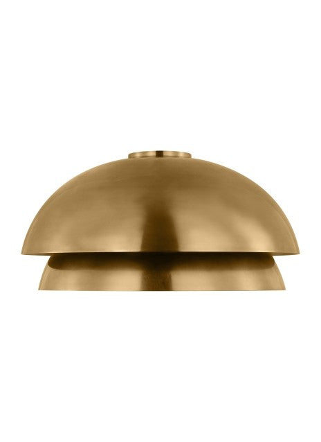 Visual Comfort Modern - SLFM13627NB - LED Flush Mount - Shanti - Natural Brass
