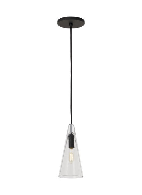 Visual Comfort Modern - SLPD281CB-L - Pendant - Nightshade Black