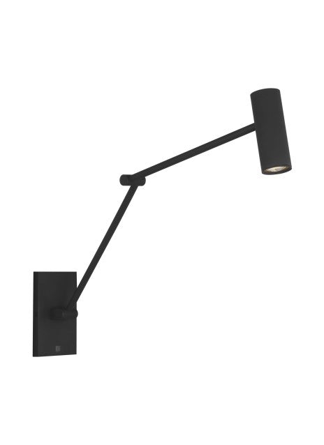 Visual Comfort Modern - SLTS14630B - LED Wall Sconce - Ponte - Nightshade Black