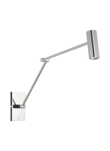 Visual Comfort Modern - SLTS14630N - LED Wall Sconce - Ponte - Polished Nickel