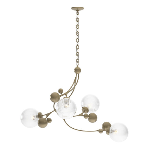 Sprig Four Light Pendant Soft Gold