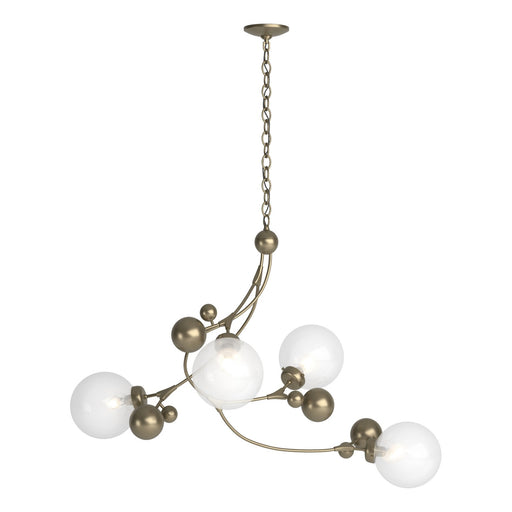 Sprig Four Light Pendant Soft Gold