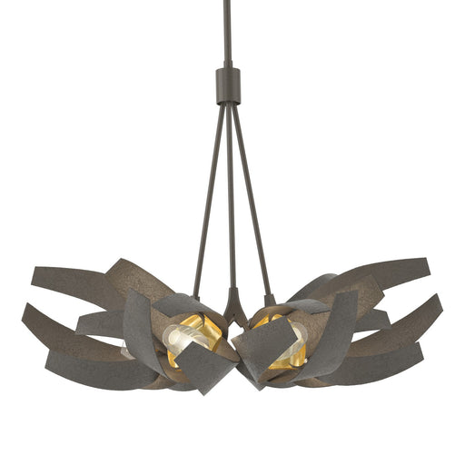 Corona Six Light Pendant Dark Smoke