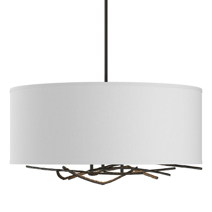 Hubbardton Forge - 137665-SKT-MULT-07-SF2201 - Three Light Pendant - Brindille - Dark Smoke